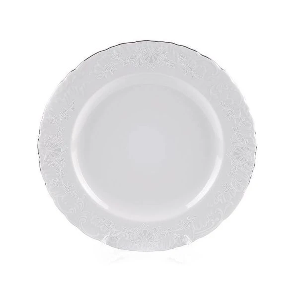 Блюдо 29см фарфор ПЛАТИНА круглое 0032090-OMAZ2304-Рококо