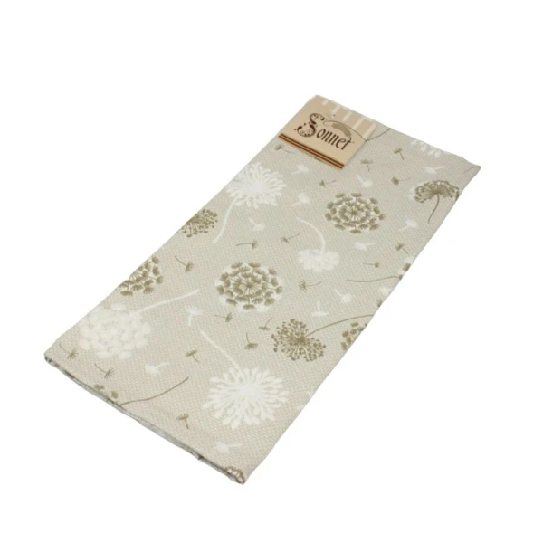 Полотенце кухонное 45*70см (+/-10см) рогожка ПЕРВОЦВЕТ с каймой LeSonnet арт. 19