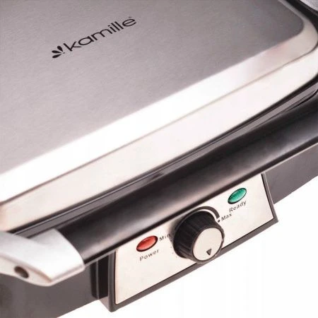 Гриль электрический контактный металл 1500Вт АП пластины 30,5*25,5*11см (4)