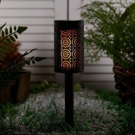 Светильник садовый на солнечной батарее светодиодный 12LED Марокко Касабланка 39*6,5см (24)