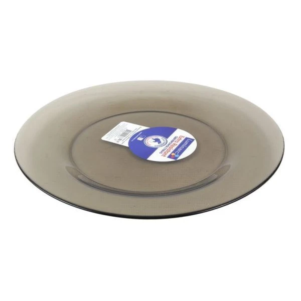 Тарелка мелкая 25см стекло АМБЬЯНТЕ ЭКЛИПС обеденная L5086/0 (36) ВЫВОД