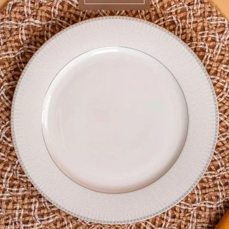 Тарелка мелкая 25см фарфор ICONIC обеденная TDP690 (6)