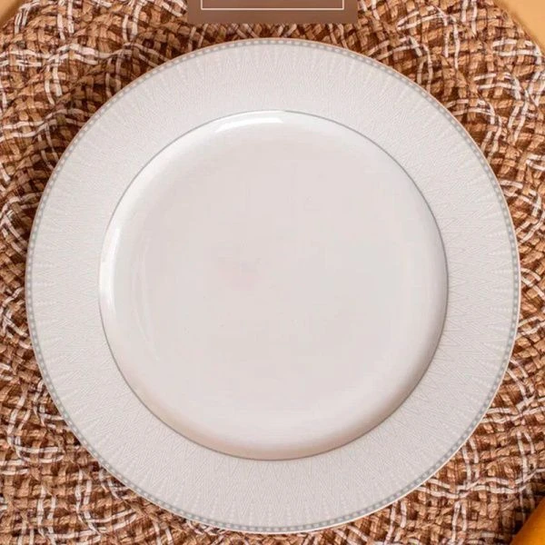 Тарелка мелкая 25см фарфор ICONIC обеденная TDP690 (6)