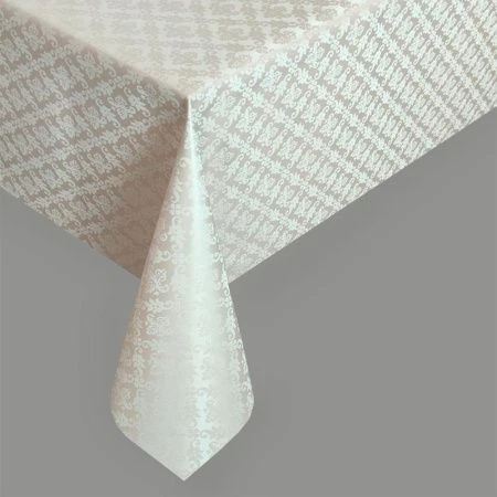 Клеенка ПВХ на тканевой основе BOGEMA шелкография белая 0,28мм*1,37*20м