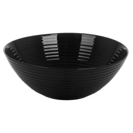 Салатник 27см 2500мл стеклокерамика АРЕНА БЛЭК большой 57957 (6)