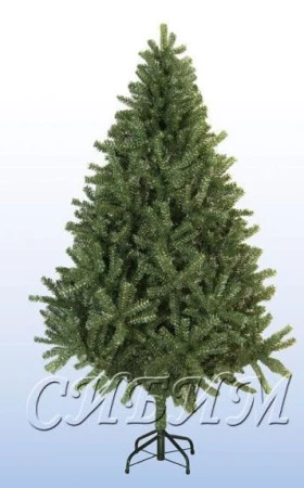 Елка искусственная 180см ПОДМОСКОВНАЯ ПМ18 зеленая, пышная с короткой хвоей, пвх