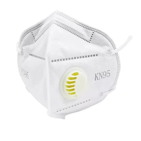 Респиратор складной с клапаном белый KN95 FFP2 (20/200)