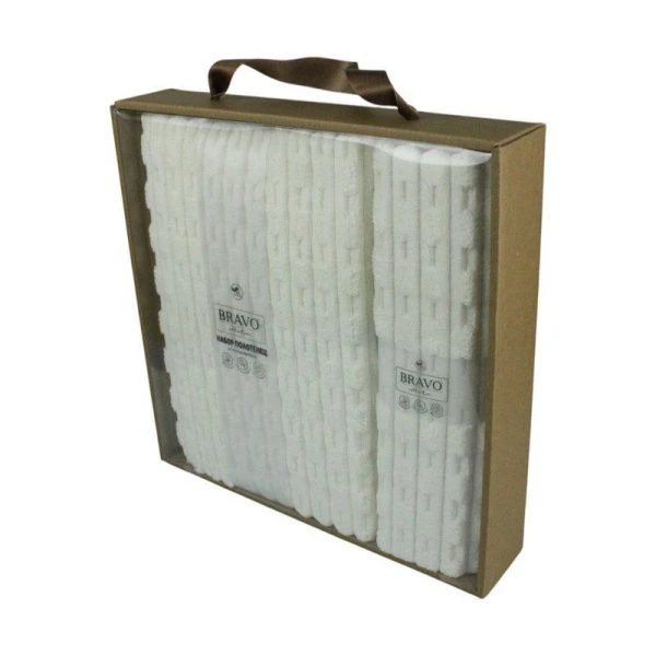 Набор полотенец микрофибра 2пр 35*75/70*130см НВ Фарбен кремовый м9075_04 Набор полотенец микрофибра 2пр 35*75/70*130см НВ Фарбен кремовый м9075_04