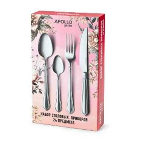 Набор столовых приборов нерж.сталь 24пр Maison MSN-24 (12) Набор столовых приборов нерж.сталь 24пр Maison MSN-24 (12)