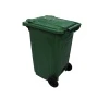 Бак для мусора 240л 74,5*57,5*105,5см на колесах Profi зеленый (1)