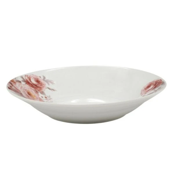 Тарелка глубокая 250мл 20см фарфор РОМАНТИКА суповая круглая (12/72)