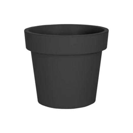 Кашпо 95л 52*59см пластик ЛОФТ антрацит (4)