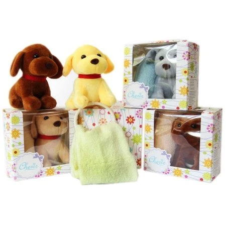 Полотенце с игрушкой Дружок 32*50см подар.уп. 4290055