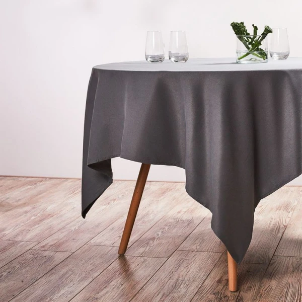 Скатерть 140*180см полиэстер с водоотталкивающей пропиткой IVLEV CHEF серый (10)