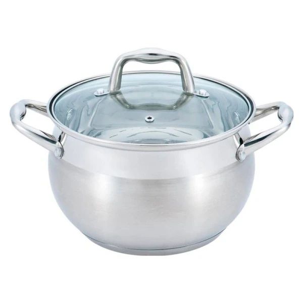 Кастрюля 7л нерж.сталь Apple стекл.крышка WR-1278 Premium (6)