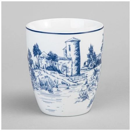 Кружки набор 4шт 380мл фарфор Novel на  дерев. подставке (6) HJCNB-1546S4B Кружки набор 4шт 380мл фарфор Novel на  дерев. подставке (6) HJCNB-1546S4B