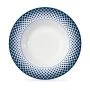 Тарелка глубокая 22см фарфор Teatro синий суповая TET-34-B