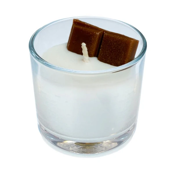 Свеча ароматизированная в стакане 60гр Aromantique Шоколадное суфле AM40605 (12)