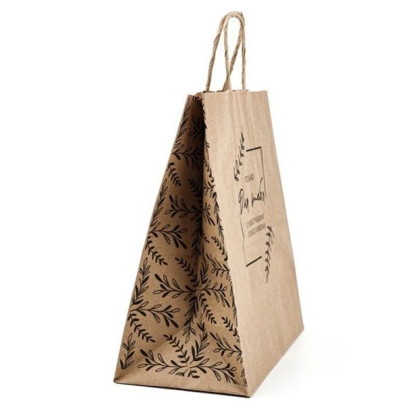 Пакет крафт 22*25*12см Для тебя (10)