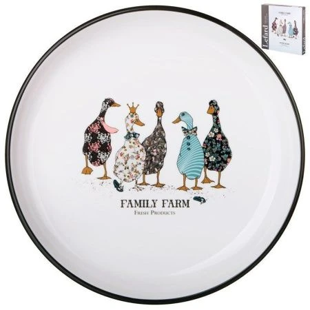 Тарелка мелкая 25,5*3см фарфор FAMILY FARM обеденная (12)