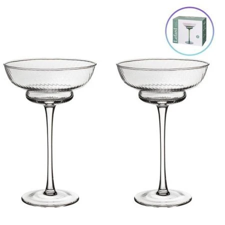 Креманки набор 2шт 220мл стекло Twist & Shine (8)