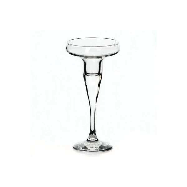 Подсвечник 17см стекло БЕЙСИК (12)