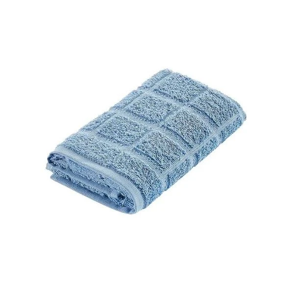Полотенце махровое 30*50см Мельбурн синий ВЫВОД