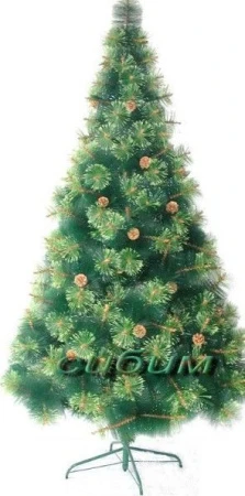 Елка искусственная 120см КРАСАВИЦА С ШИШКАМИ У-ВН12/У-АН-12ветка ерш т-исв-зел. д.12.5,леска (сосна)