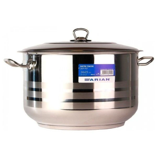 Кастрюля 27,5л 40*26см нерж.сталь Arian Gastro все виды плит+инд (2)TTCLK3340002