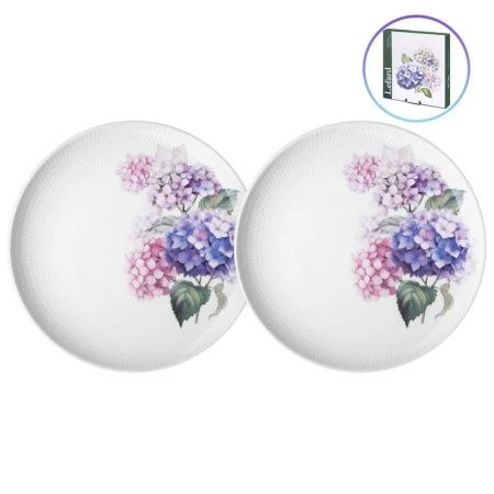 Тарелки мелкие набор 2шт 20,5см фарфор HORTENSIA десертные (16)