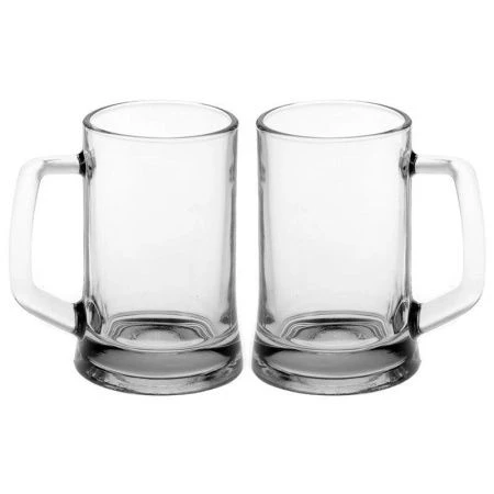 Кружки пивные набор 2шт 300мл стекло ПАБ 55299В (6)
