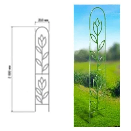 Шпалера прямая разборная металл 1800*350мм Тюльпан (1)