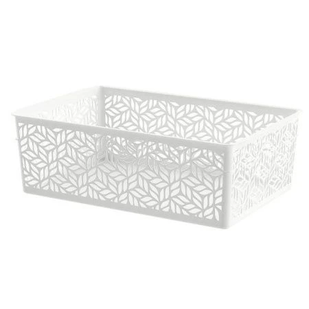 Корзина для хранения 4,3л 290*190*95мм пластик Linden белая (12) 221213329/01