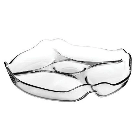 Менажница 4 секции 25,2см стекло БЕЙСИК (12)