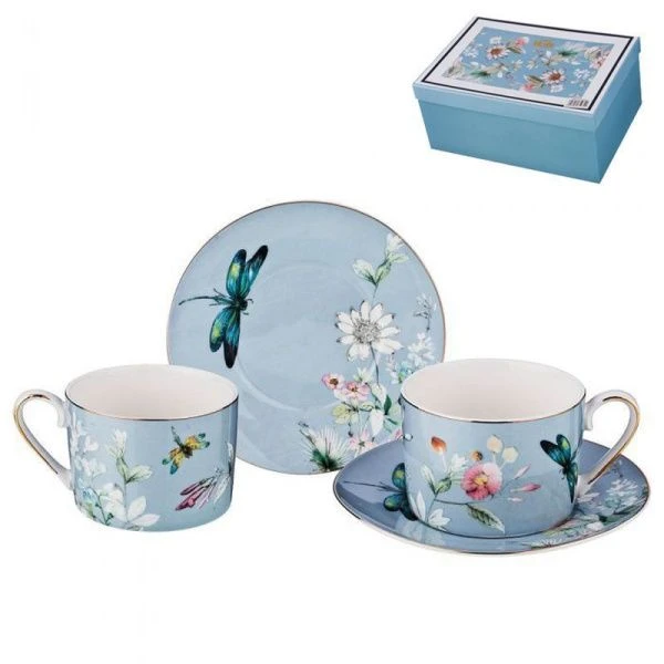 Чайный набор 4пр фарфор Blossom на 2 персоны 250мл (12)