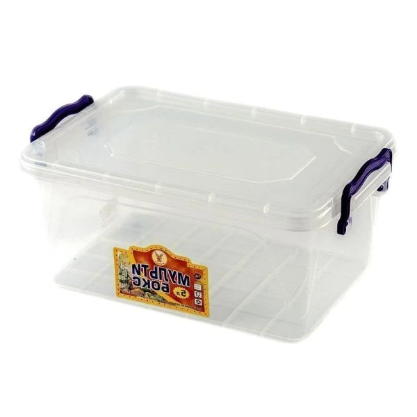 Контейнер пищевой 5л 30,5*19,5*13см пластик МУЛЬТИБОКС прозрачный (40)