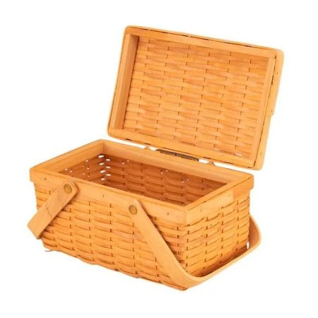 Корзина плетеная секвойя 22*14*11,5/20,5см натуральный (43)