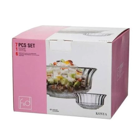 Салатники набор 7пр стекло КОНИЯ (4)