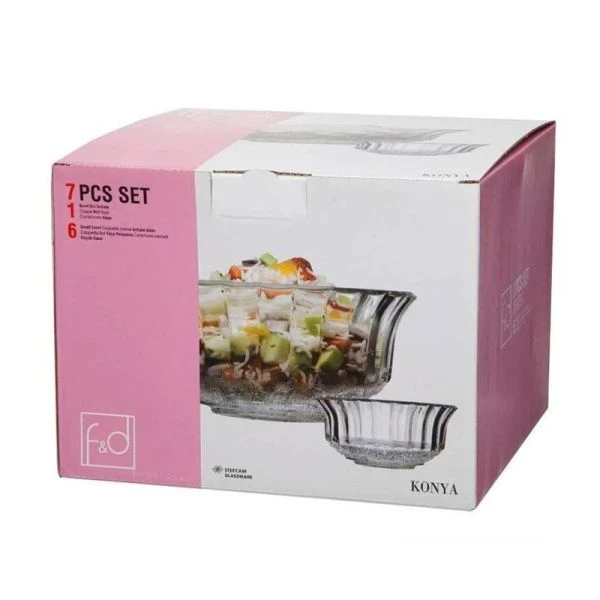 Салатники набор 7пр стекло КОНИЯ (4)