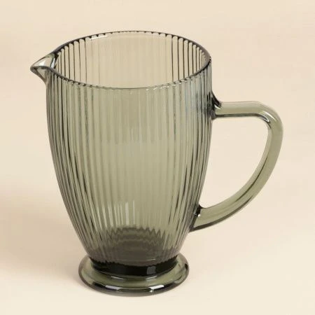 Кувшин 1,2л стекло Home МОДЕРН зеленый 19,5*13*18,5см