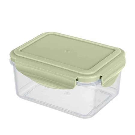 Контейнер пищевой 500мл 105*135*70мм пластик СВЧ SMART LOCK зеленый (24)