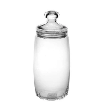 Банка для сыпучих продуктов 1,5л 27*9см стекло ЧЕШНИ с крышкой (6)