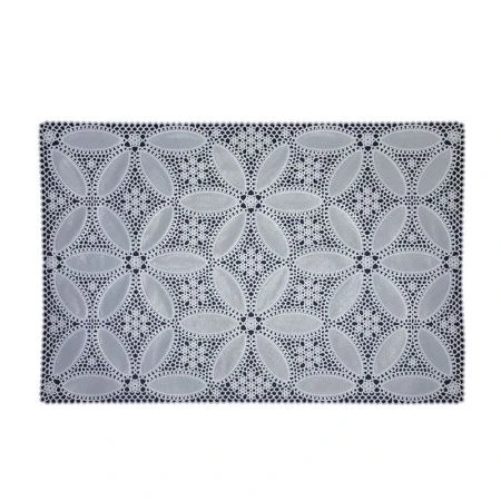 Салфетка сервировочная 12*18 (30*45см) ПВХ S-421 белая (12/600)