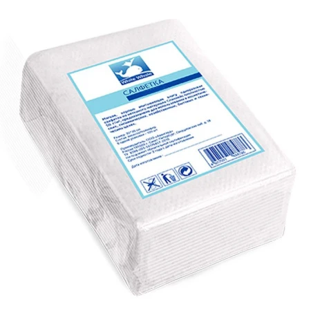 Салфетки вискоза/полиэфир White Whale спанлейс 100шт. 30*20см рулон  35г/м2 (32)
