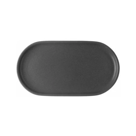 Блюдо сервировочное 36,5*19,5см керамика BILLIBARRI HAPPY MUMMY серое (6/18)