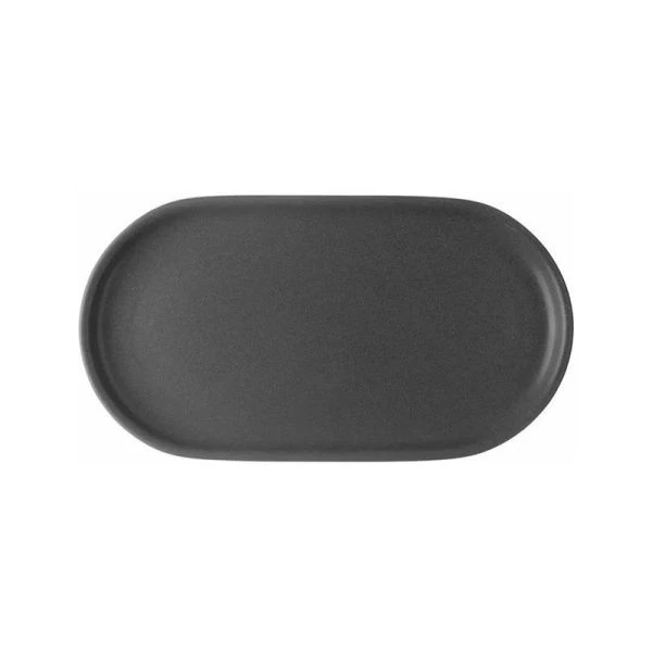 Блюдо сервировочное 36,5*19,5см керамика BILLIBARRI HAPPY MUMMY серое (6/18)