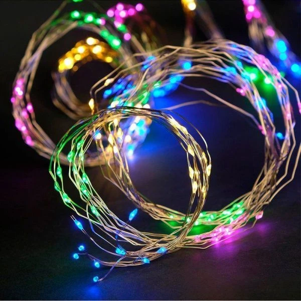 Гирлянда светодиодная Занавес Роса 2,8*3м USB, крючки, пульт, мульти свет