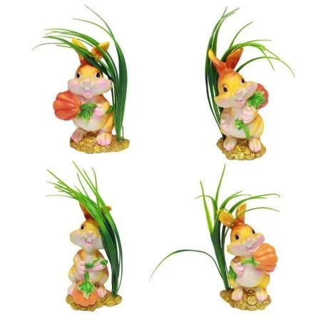 яяяФигурка Кролик / Заяц с тыквой 12см 4 вида