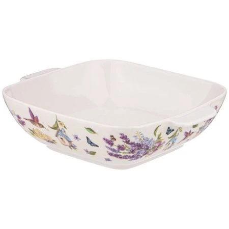 Салатник 19*15*5см фарфор ПРОВАНС ЛАВАНДА прямоугольный (36)