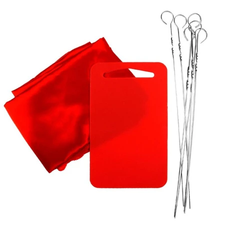 Набор для пикника на 4 персоны ШАШЛЫК.ВОТ ЧТО Я ЛЮБЛЮ! (35пр) 32*26*10см 1018585